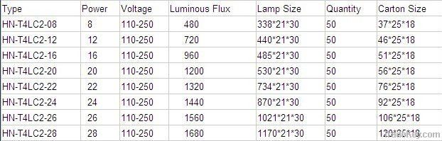 Fluorescent Lamp T4 Painting Lighting Fixture