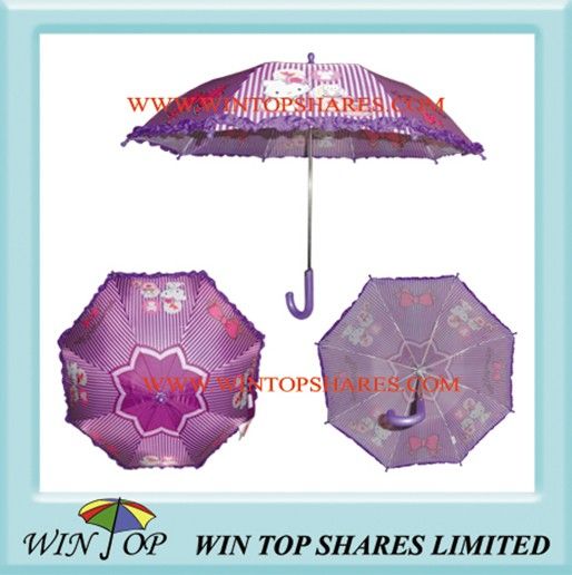 Heat Transfer Printing Children Umbrella