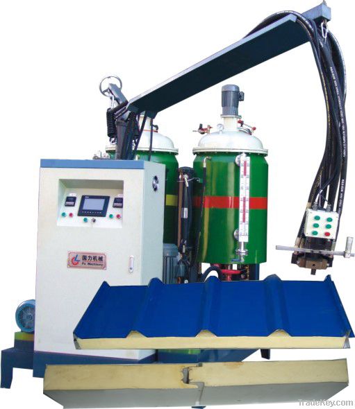 pu sandwich panel foaming machine