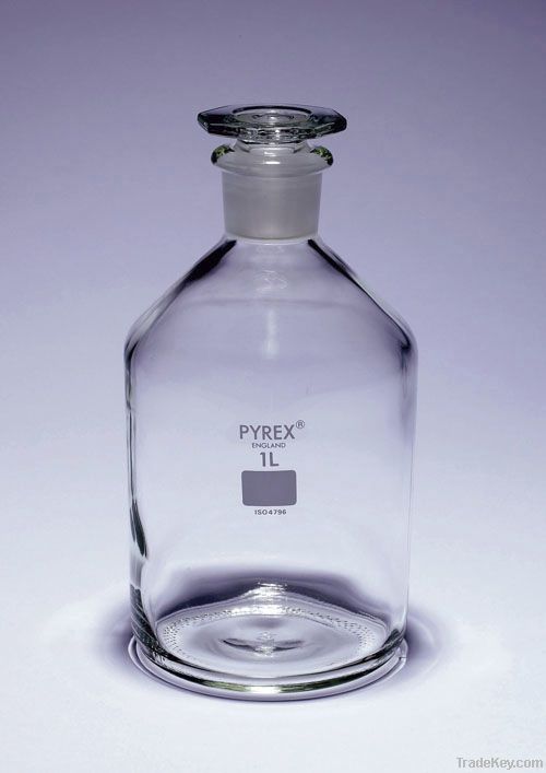 3.3 bore glass bottles reagent with narrow neck