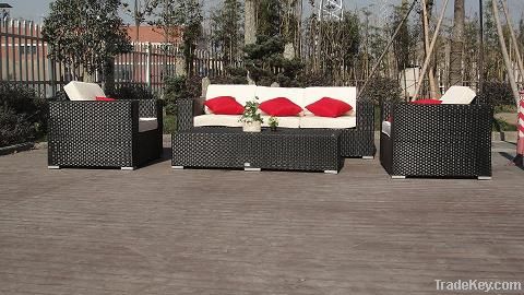 garden rattan sofa