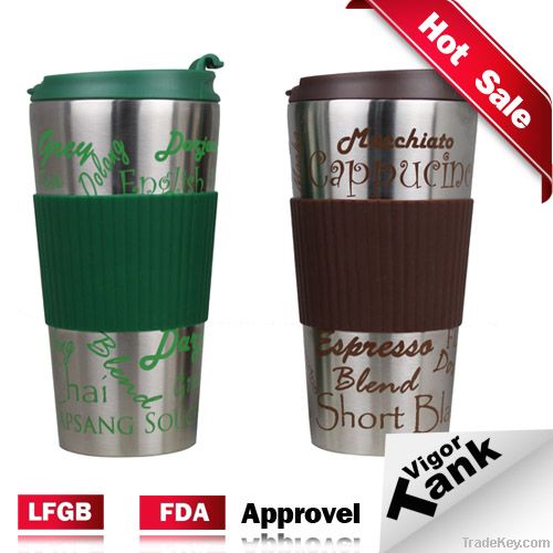 Promotional Double Walled Stainless Steel Vacuum Thermal Mug Tumbler