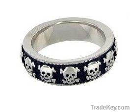 stainless steel men ring jewelry skull rings design