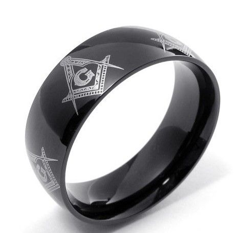 fashion Masonic ring stainless steel ring for men