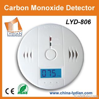 3 Digital LCD Display CO Alarm With EN50291 Approval