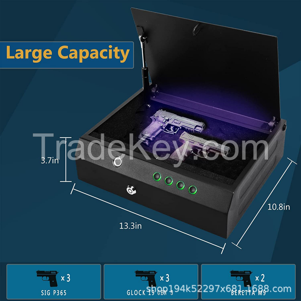 biometric fingerprint digital keypad lock handgun safe China supplier