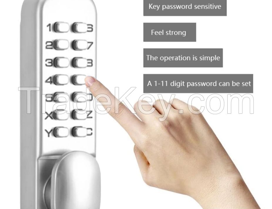 Mechanical code digital combination push button door lock Combination door lock mechanical dimple lock