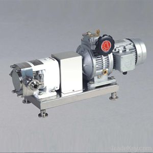 Stainless Steel Sanitary Rotor Pump/Cam/Lobe Pump/Positive Displacemen