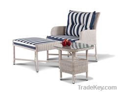 Poly Rattan Table Set