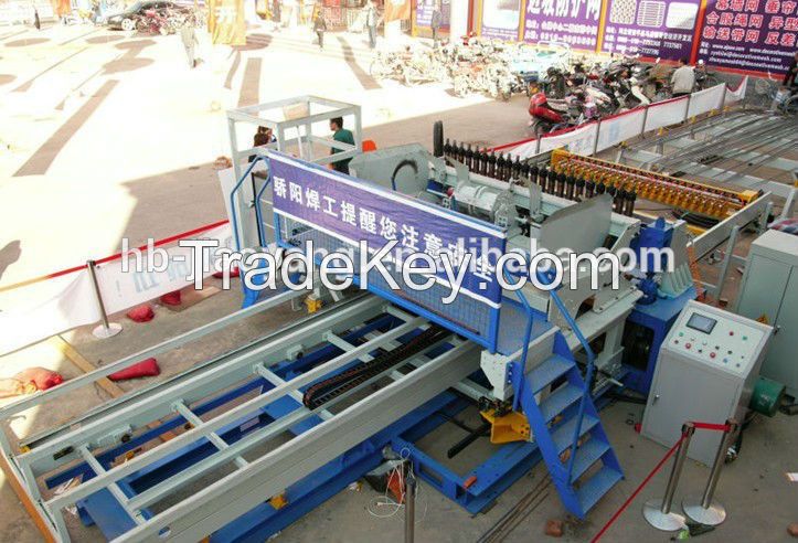 reinforced concrete mesh welding machine