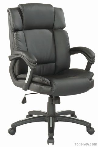 Leather Middle back Manager Office Chair