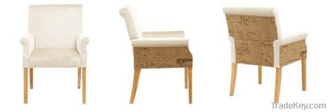 KD Low Price Fabric Dining Chair Lounge Chair Arm Chair