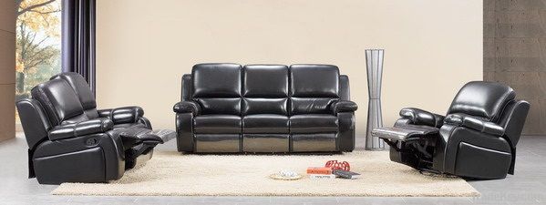 Reclining Leather Sofa