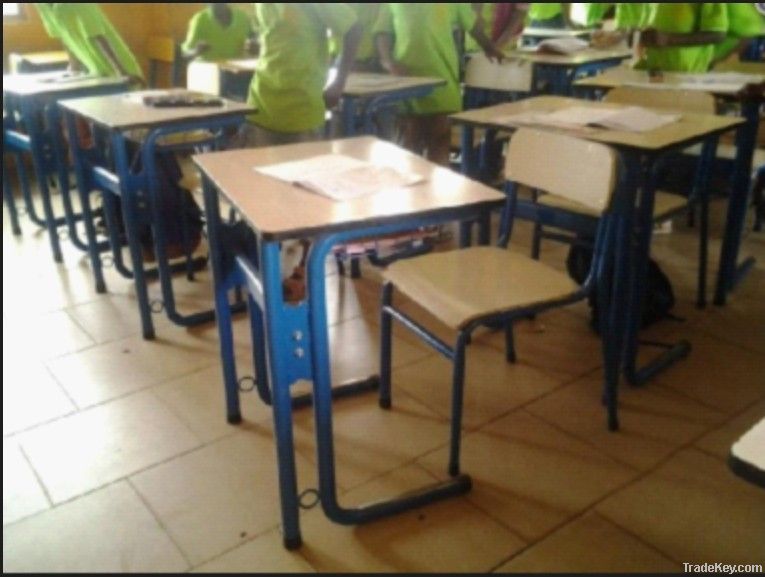 student desk and chair