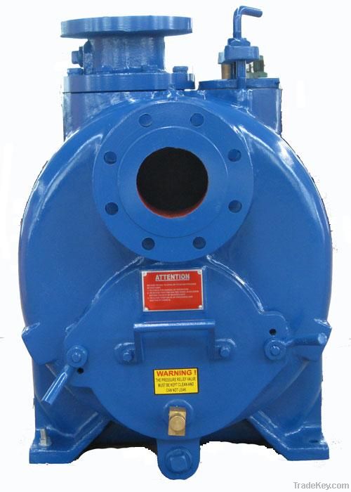 Self-priming trash pump