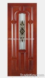 Luxury external wooden door, solid wooden door