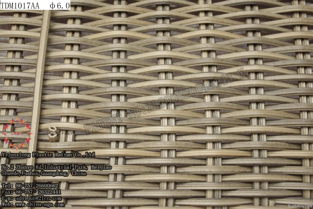 plastic rattan fiber/plastic wicker/synthetic rattan fiber/pe wicker