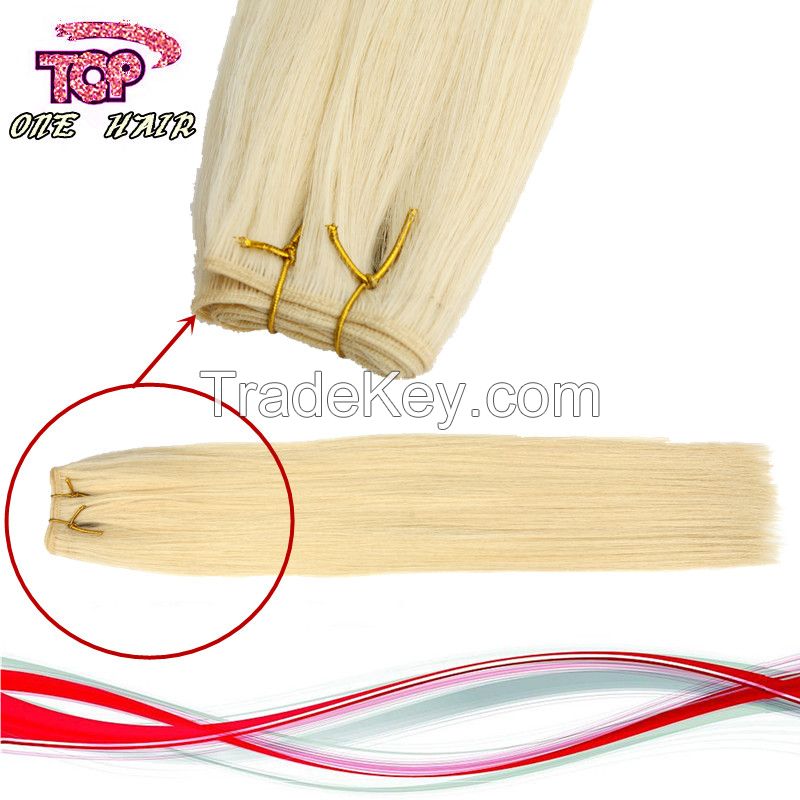 100% human remy hair extension straight hair weaving