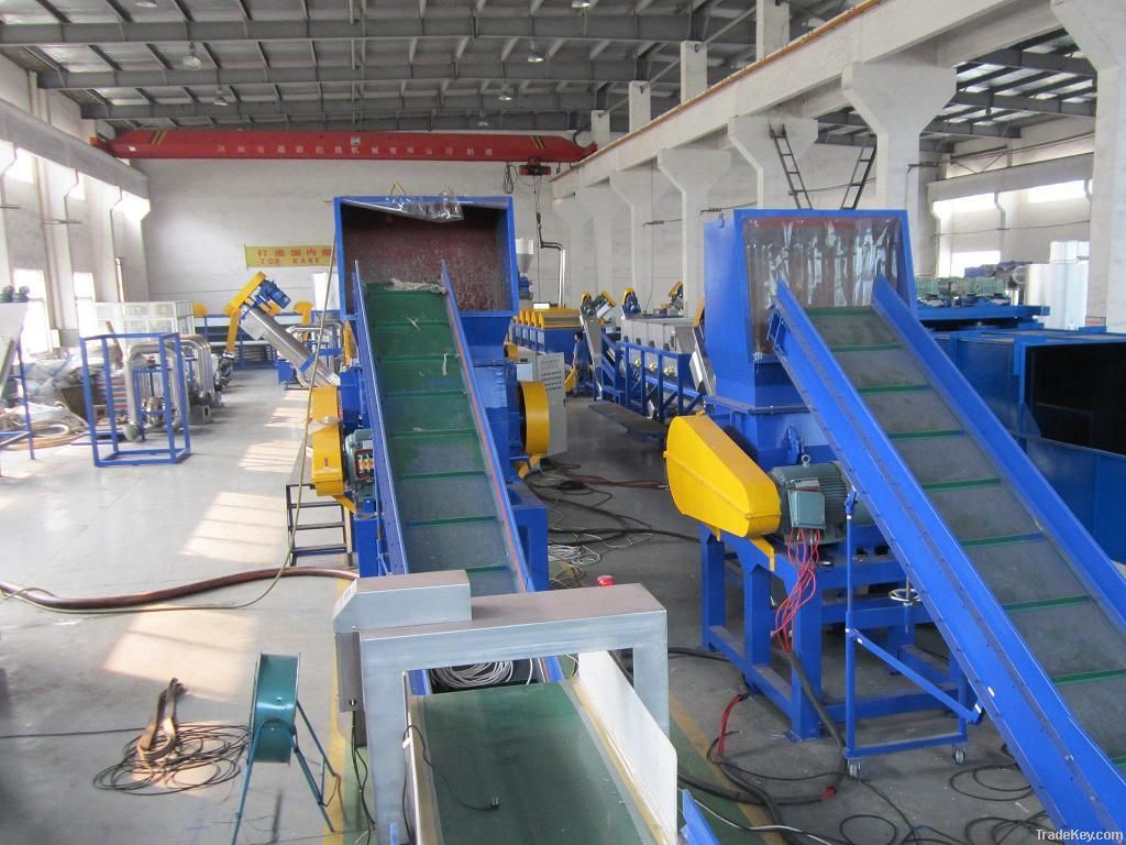 PE PP films recycling line/ crushing washing line/ PE PP film washing machine