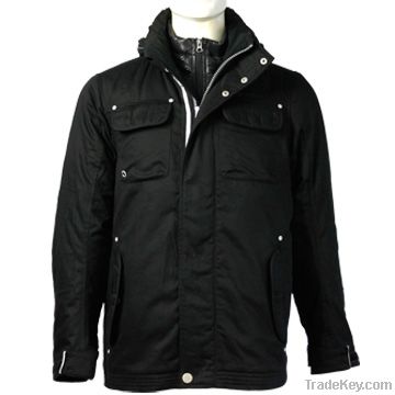 Men&#039;s Hooded Jacket Lined, Winter Workwear, Winter Jacket