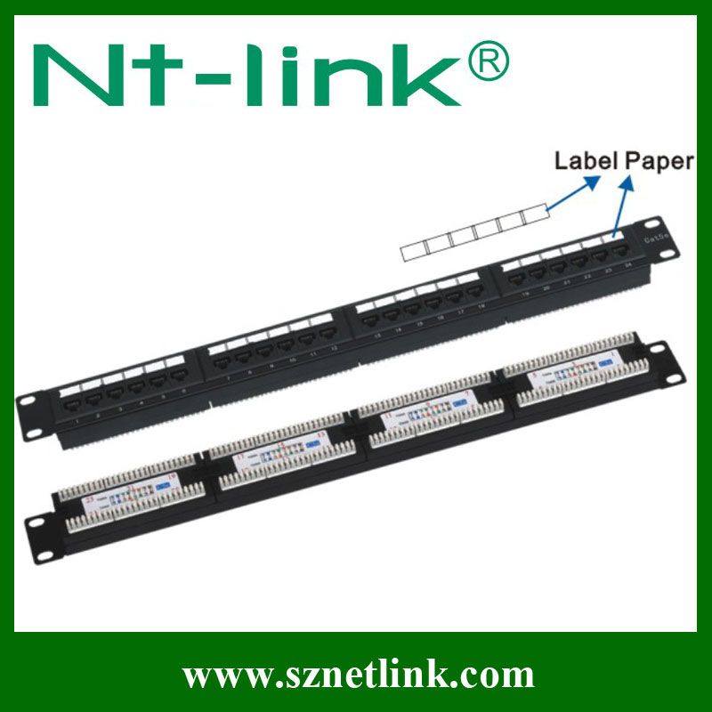 24port UTP Cat5e Patch Panel