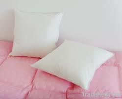 white duck feather cushion