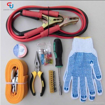 Auto emergency tool set for car rodeside