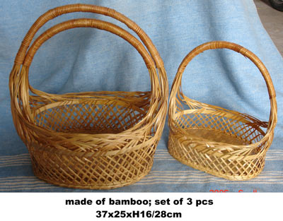 Bamboo baskets