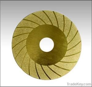 Electroplated diamond saw blade