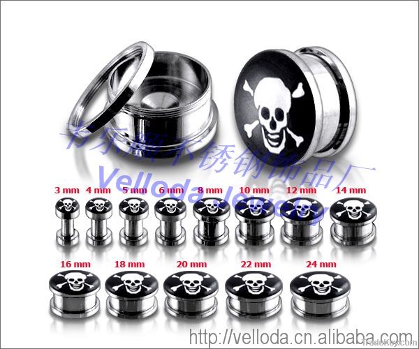 Stainless Steel Body Jewelry Earring Plugs