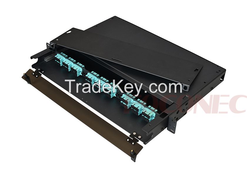 LGX rack mount fiber optic enclousure , patch panel