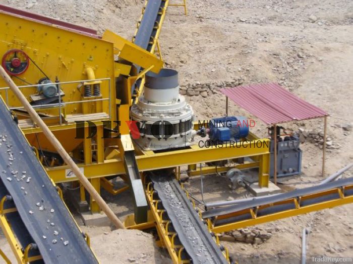 Stone crushing plant