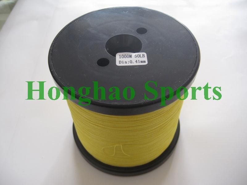 50LB 1000M Spectra Braid Fishing Line Yellow