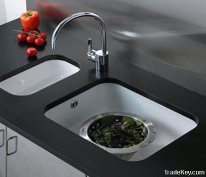 hot sales populer black quartz vanity top