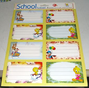 laser sticker, paper sticker, PVC sticker
