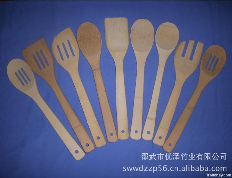 High Quality Bamboo Kitchen Utensil Set