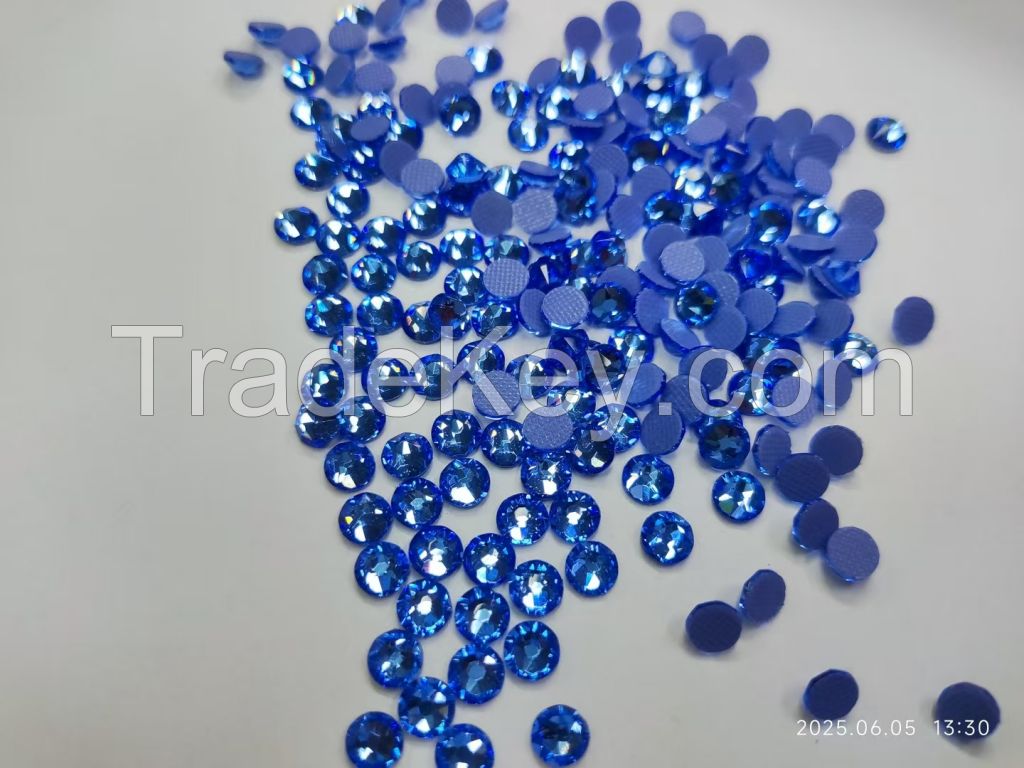 Premium hot fix rhinestone with imported glue, free sample