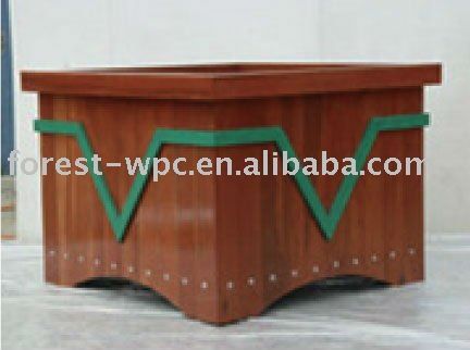 2012 environmental friendly wpc flower box