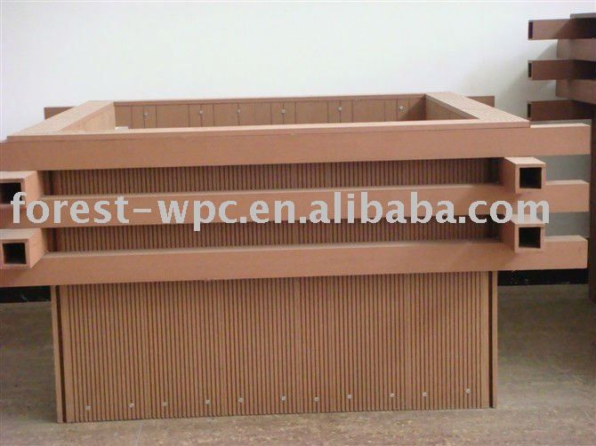 2012 Fire-resistant. water proof and environmental protection wpc flower box