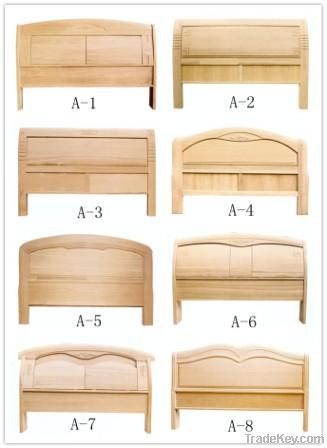 Unfinish Wood bed Heardboard