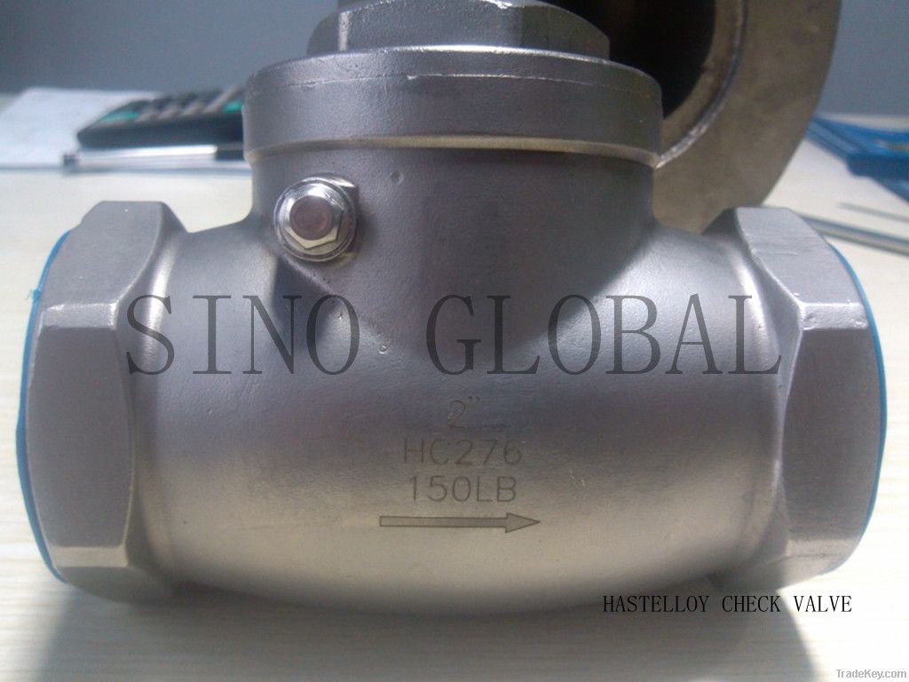 Thread Hastelloy Swing Check Valve