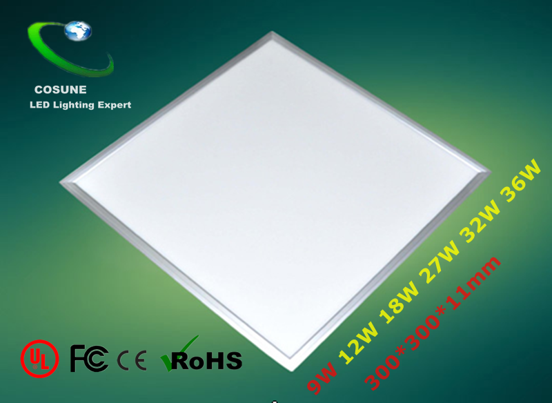 SMD5630 300*300*11mm 36W LED Panel With CE UL ETL SAA