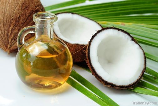 Refined and crude coconut oil