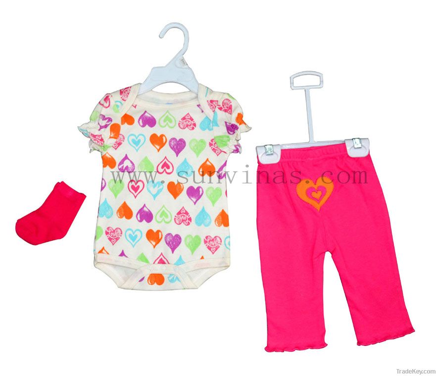 Infant suit set 3pcs