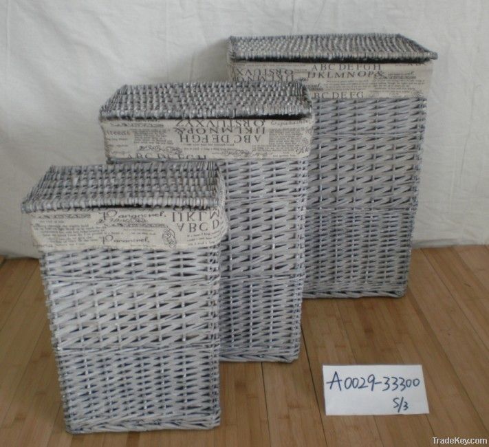 Homewood laundry willow basket