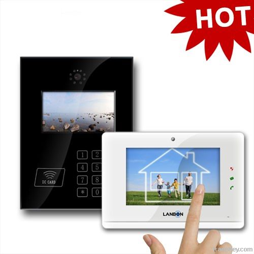 IP/tcp color video door phone for apartment, high-level video intercom