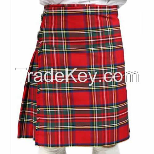 Men Budget Royal Stewart Scottish Kilt