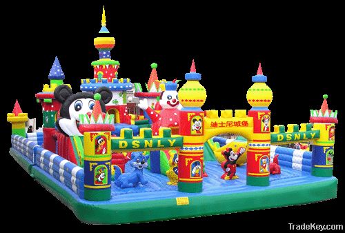 fun city, amusement park, playground, theme park, theme park, inflatable