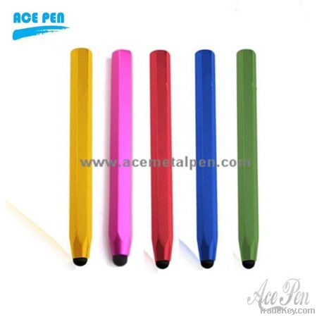 High quality Hexagonal Capacitive Stylus Pen for iPhone/IPad/Tablet