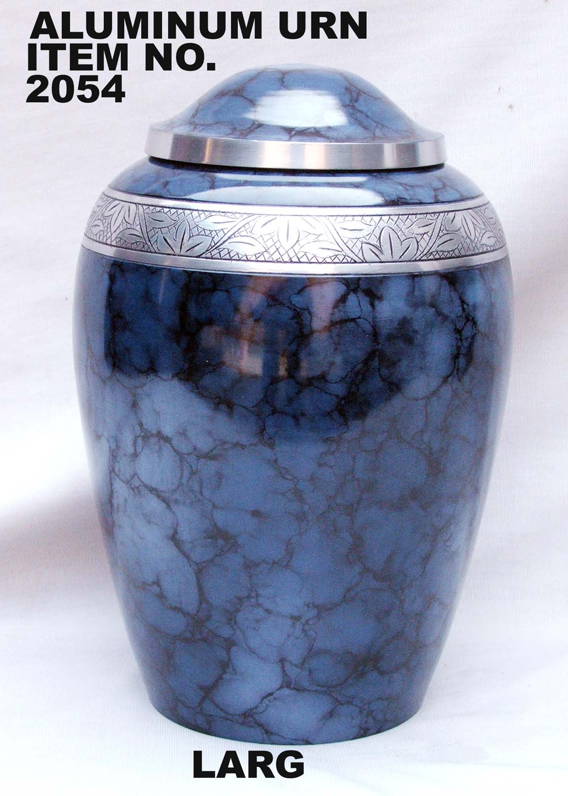 ALUMINIUM BLUE FIRE URN